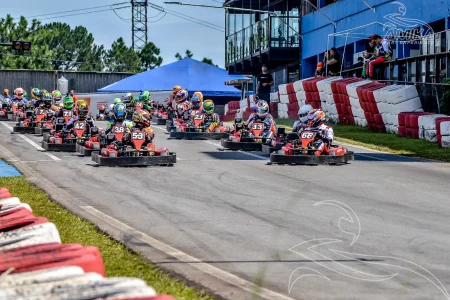 Largada no kart